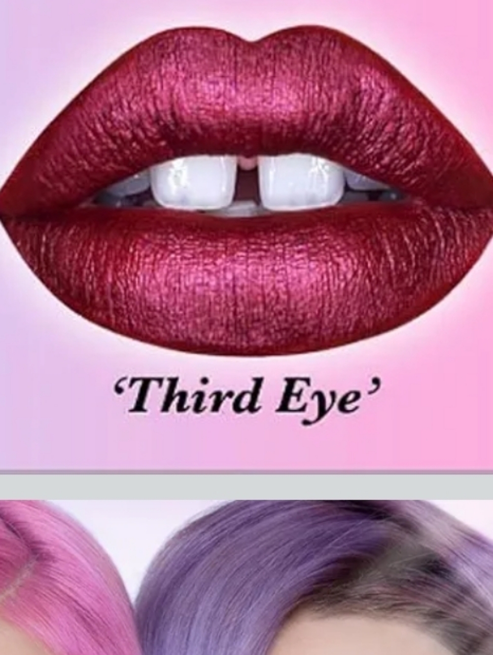 💄NIB RARE Lime Crime Perlees Matte Pearl Lipstick THIRD EYE Deadstock 💄